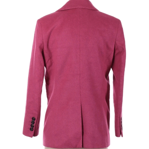 Hot Pink Wool Blazer - Something Navy - Picture 5 of 7